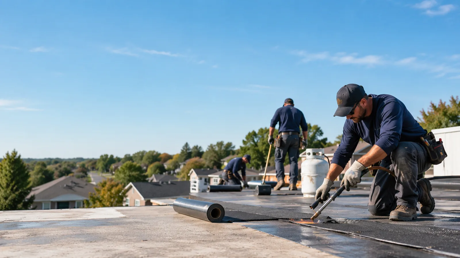 Flat Roof Leak Repair providers in Greenview, IL